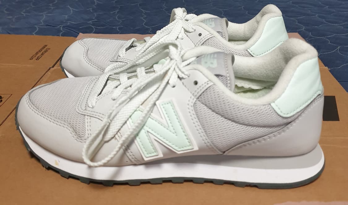 뉴발란스 500 클래식 스니커즈 라이트그레이&민트 (250) 상품이미지2