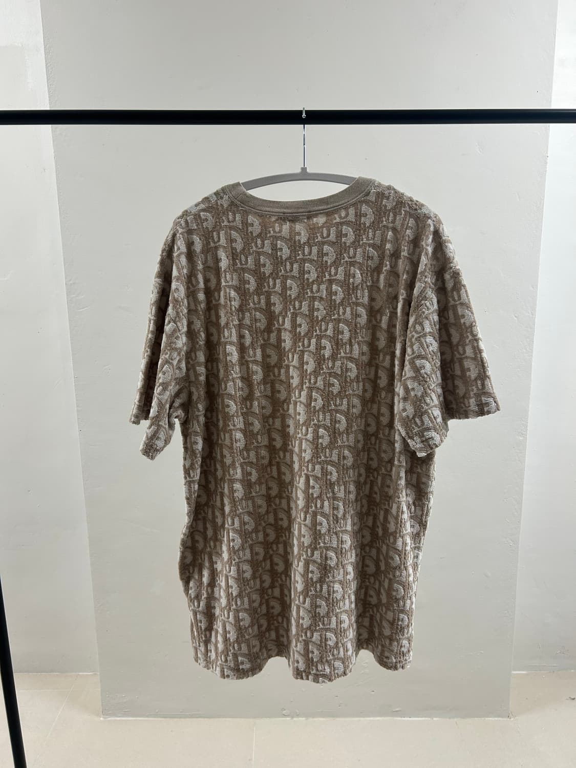 (L) 디올 신형 테리 반팔 베이지  상품이미지2