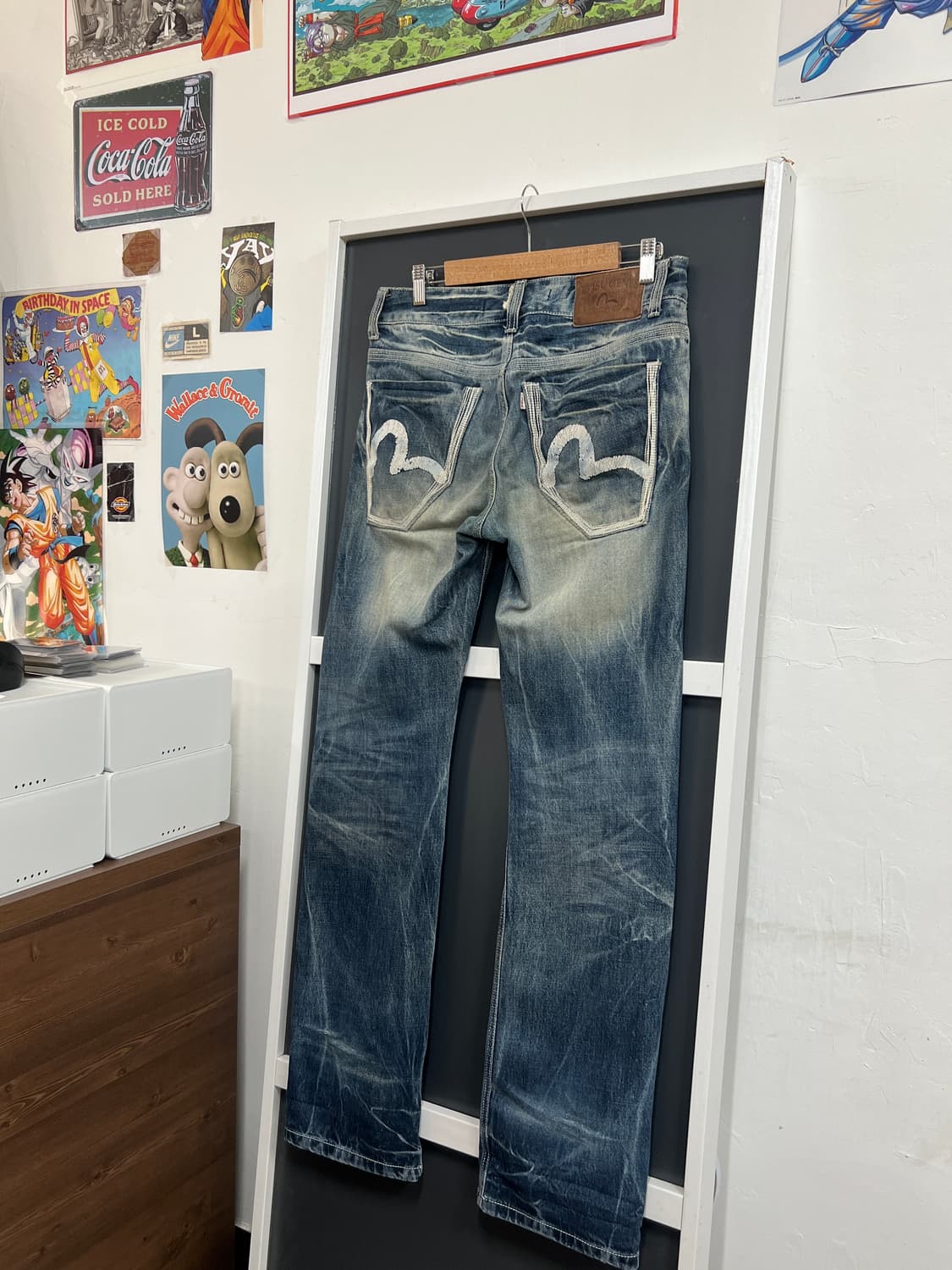 Evisu 에비수 진 워싱 데님 팬츠 상품이미지1