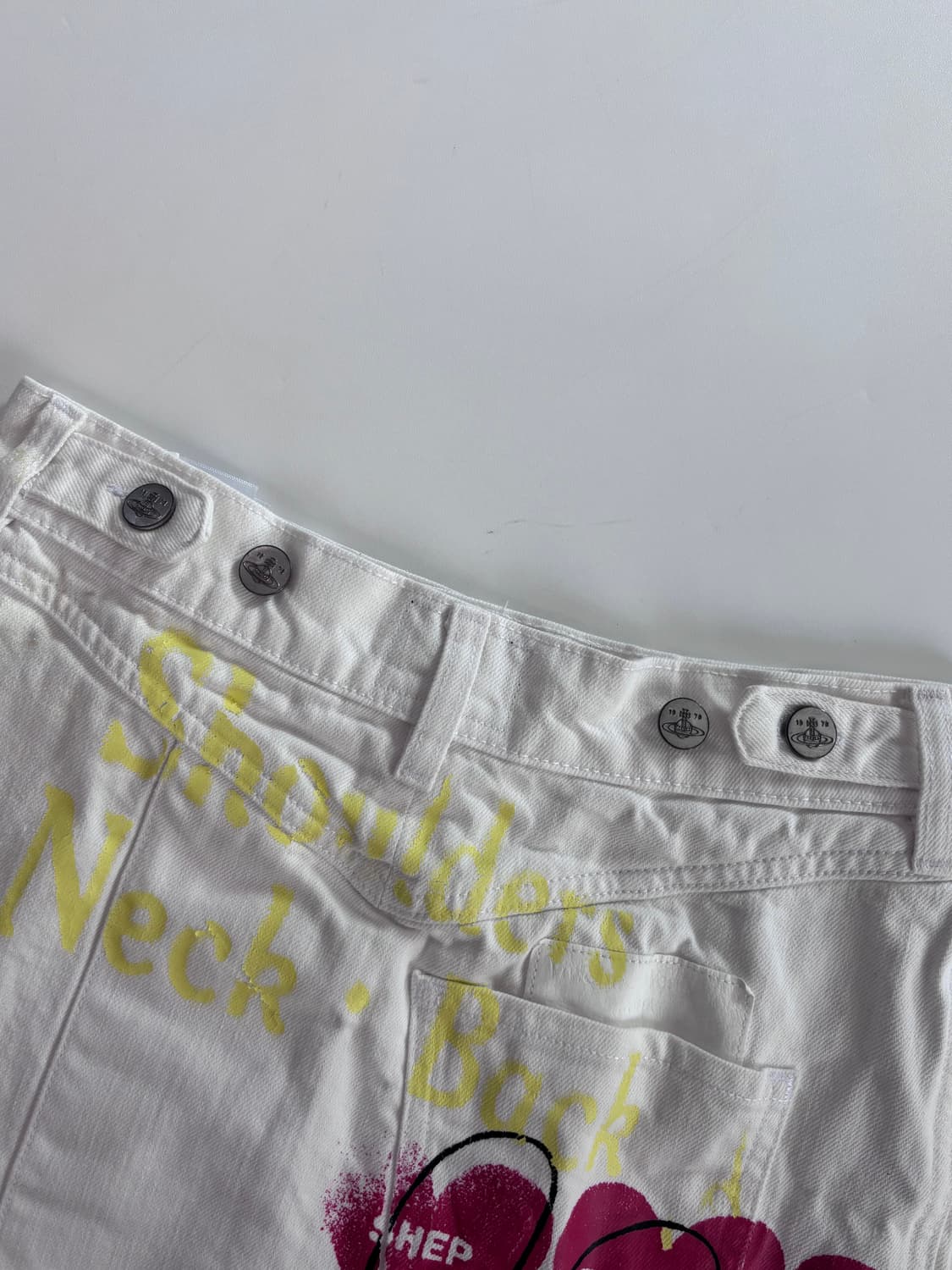 비비안웨스트우드 프린팅 화이트 H 스커트  상품이미지8