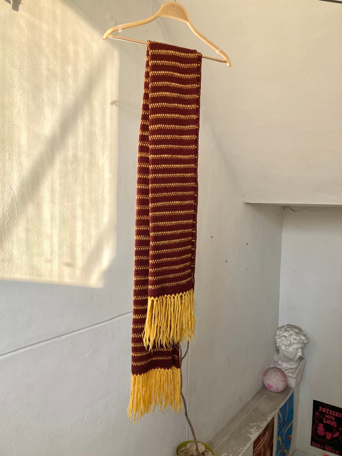 해리포터 브라운 스트라이프 머플러 상품이미지1