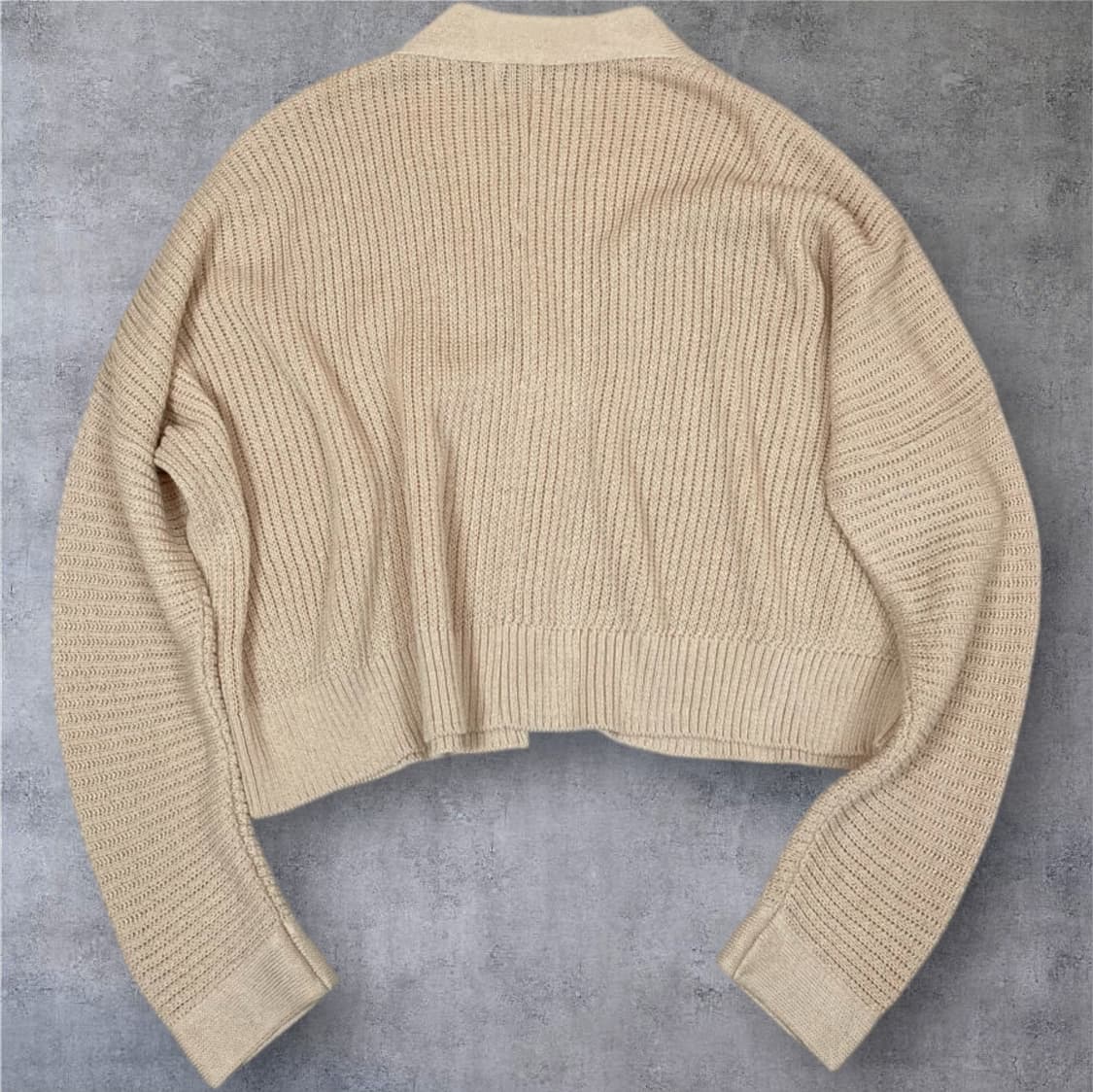 르17셉템버 연베이지 린넨 오버핏 크롭 가디건 FREE 상품이미지5