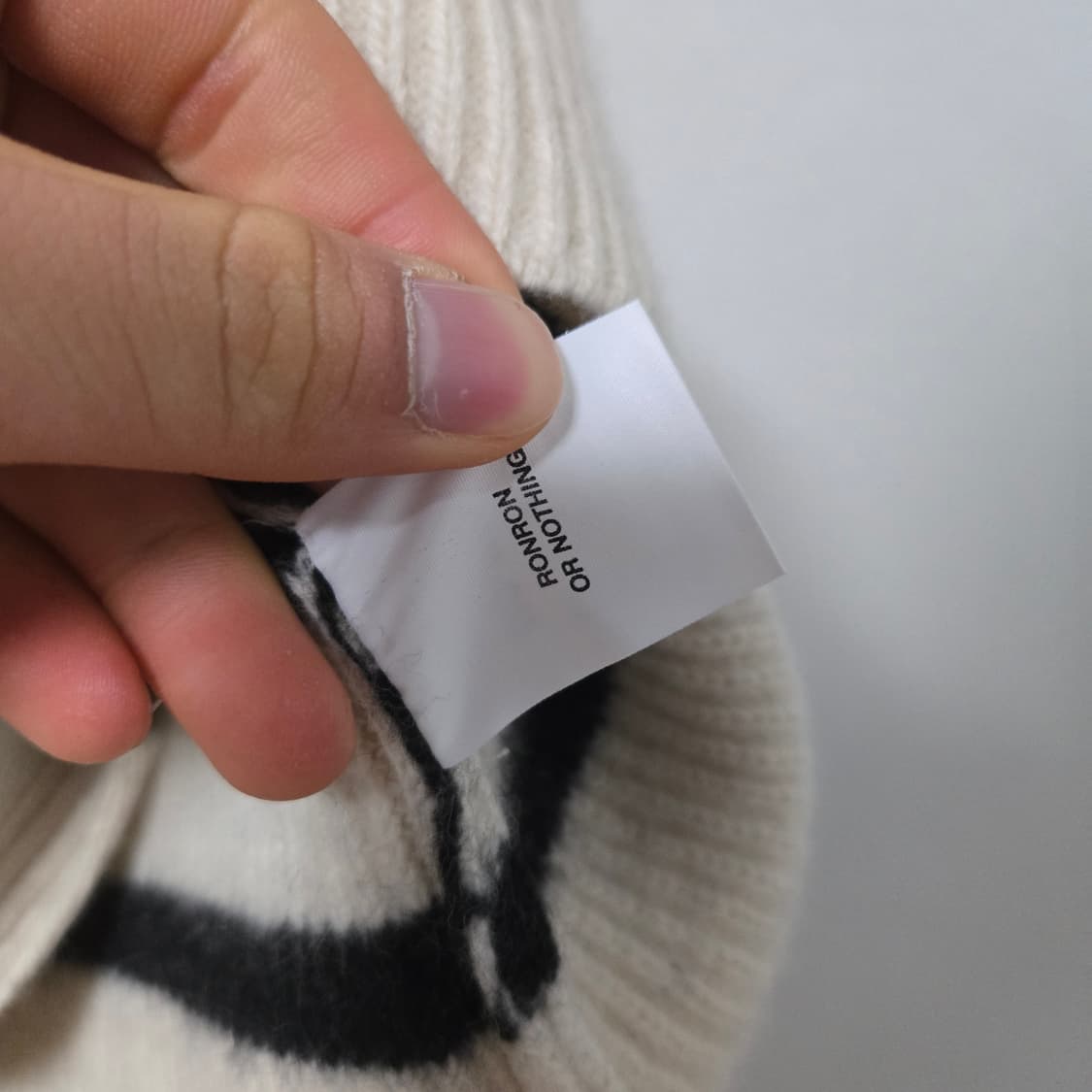 론론 라쿤 하프집업 니트 / 여성 니트/ 여자 니트  상품이미지4