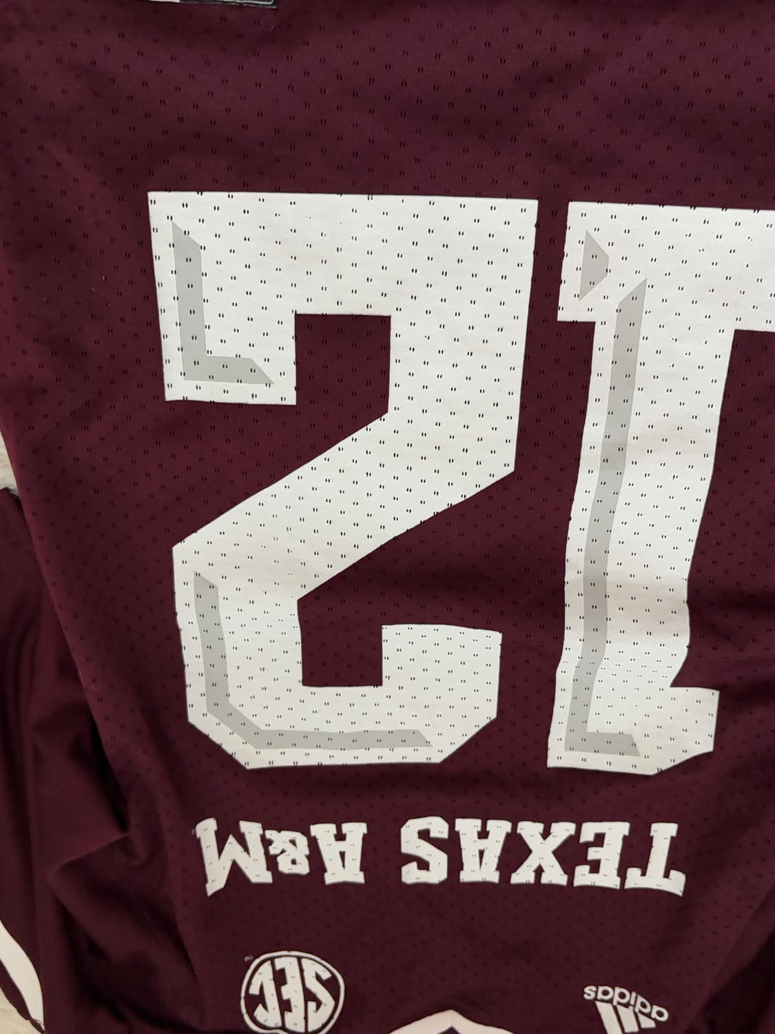  Adidas Burgundy Football T-Shirt 상품이미지10