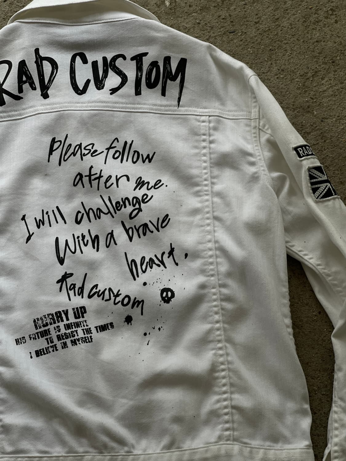 'Rad custom' damage denim jacket 상품이미지9