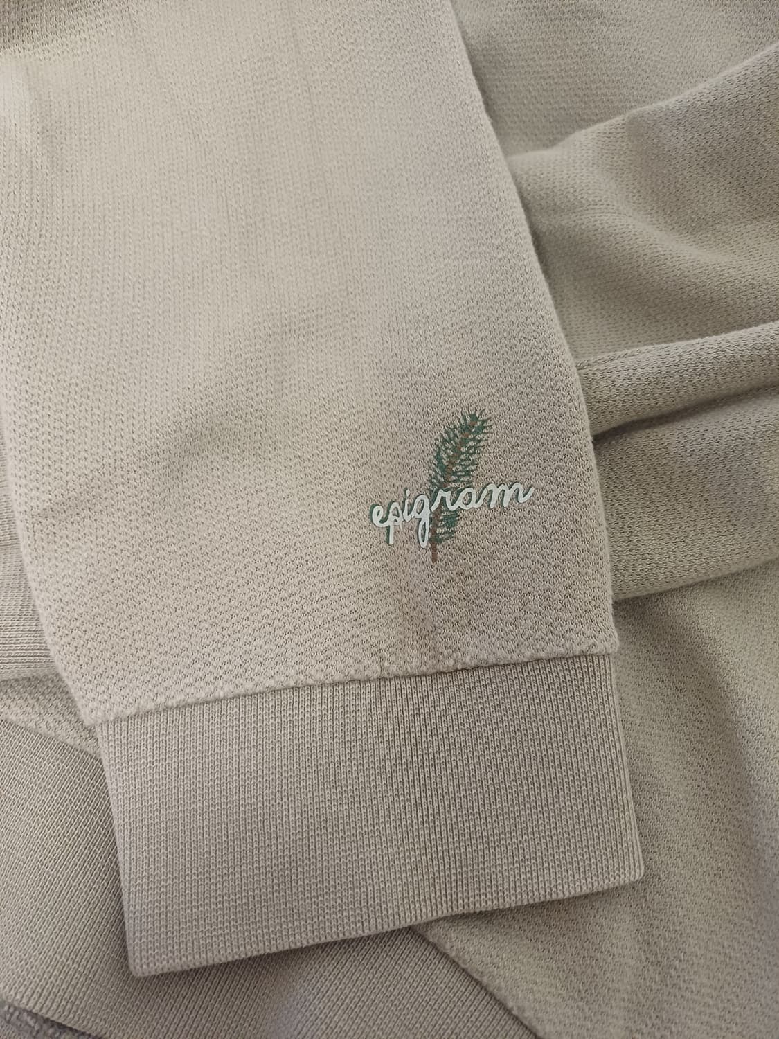 [XXL/110] epigram 에피그램 '솔잎차이야기' 로컬 자수맨투맨 상품이미지6