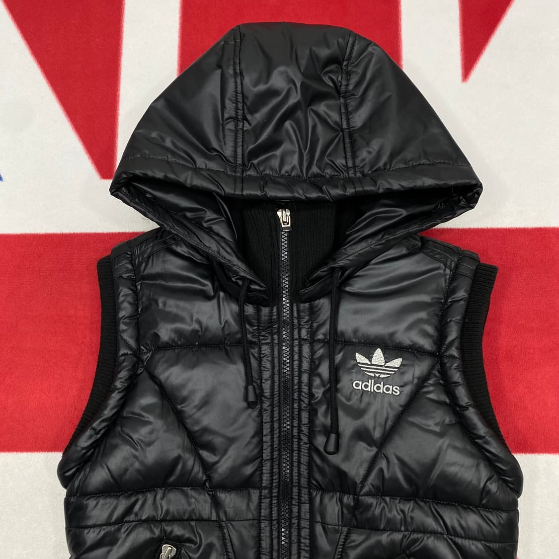 아디다스 패딩 베스트 여성 90 실측 55  상품이미지3
