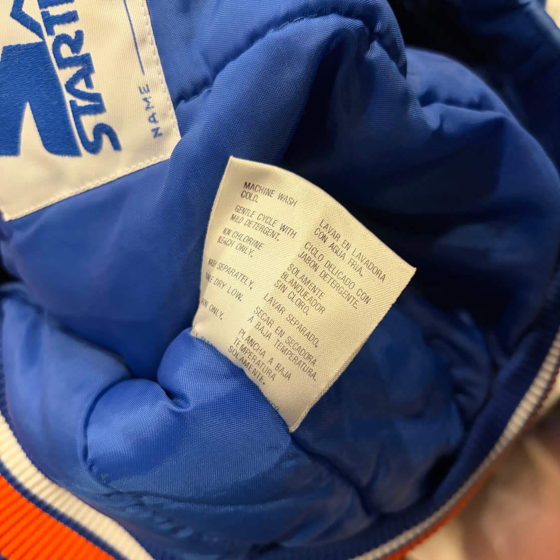 [L] 스타터 뉴욕 메츠 MLB 블루 야구 점퍼 자켓 C64 상품이미지9