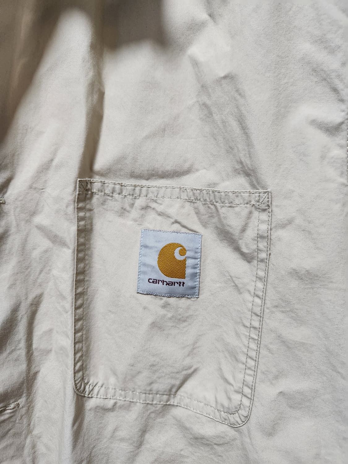칼하트 베이지 반팔 워크셔츠 L(105) 상품이미지3