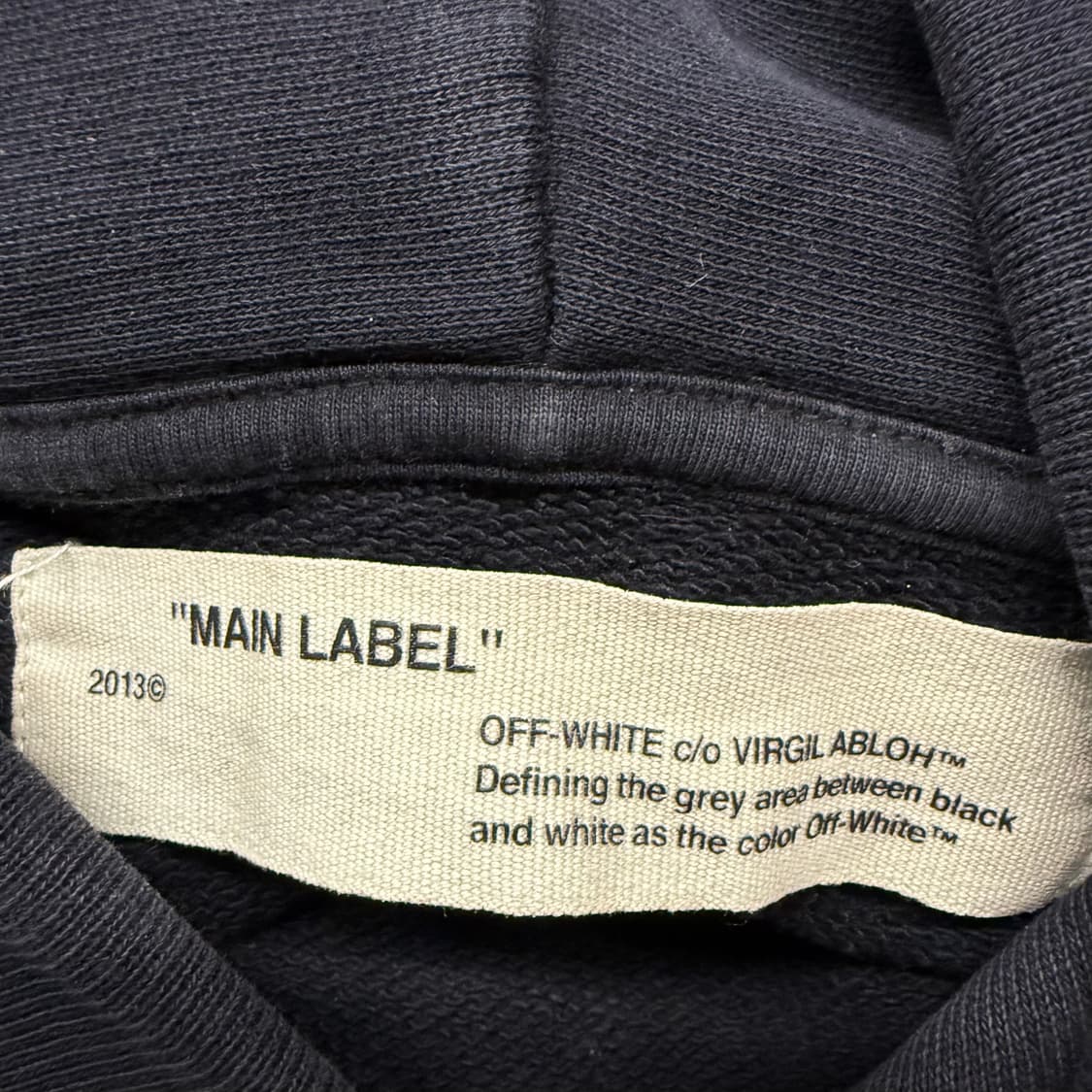 [정품/L] Off-White 에로우 후드티 블랙 상품이미지5