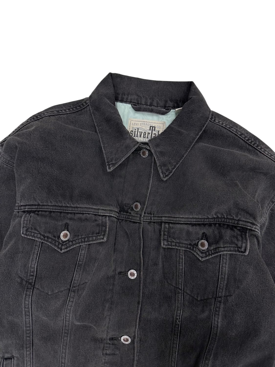 리바이스 실버탭 데님자켓 다크그레이 (M~XL) 상품이미지2