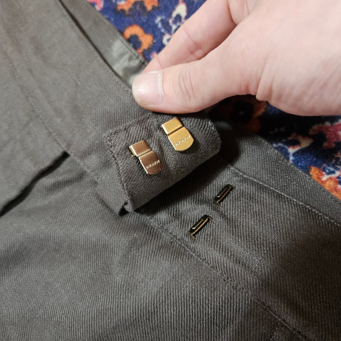 아뇨나(AGNONA) in Italy 21FW 레귤러 테이퍼드 팬츠 상품이미지6