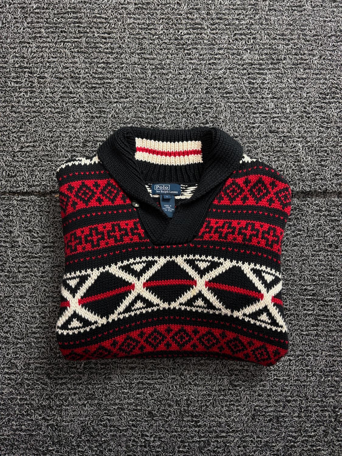 폴로 랄프로렌 아메타지 아즈텍 숄카라 패턴 스웨터 2041 상품이미지1