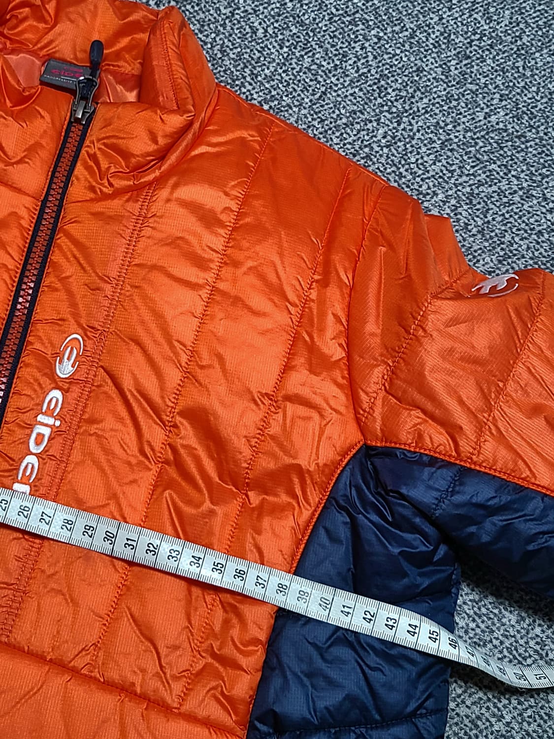 아이더 여성 카루나 경량  폴리  패딩 S 오렌지 상품이미지6