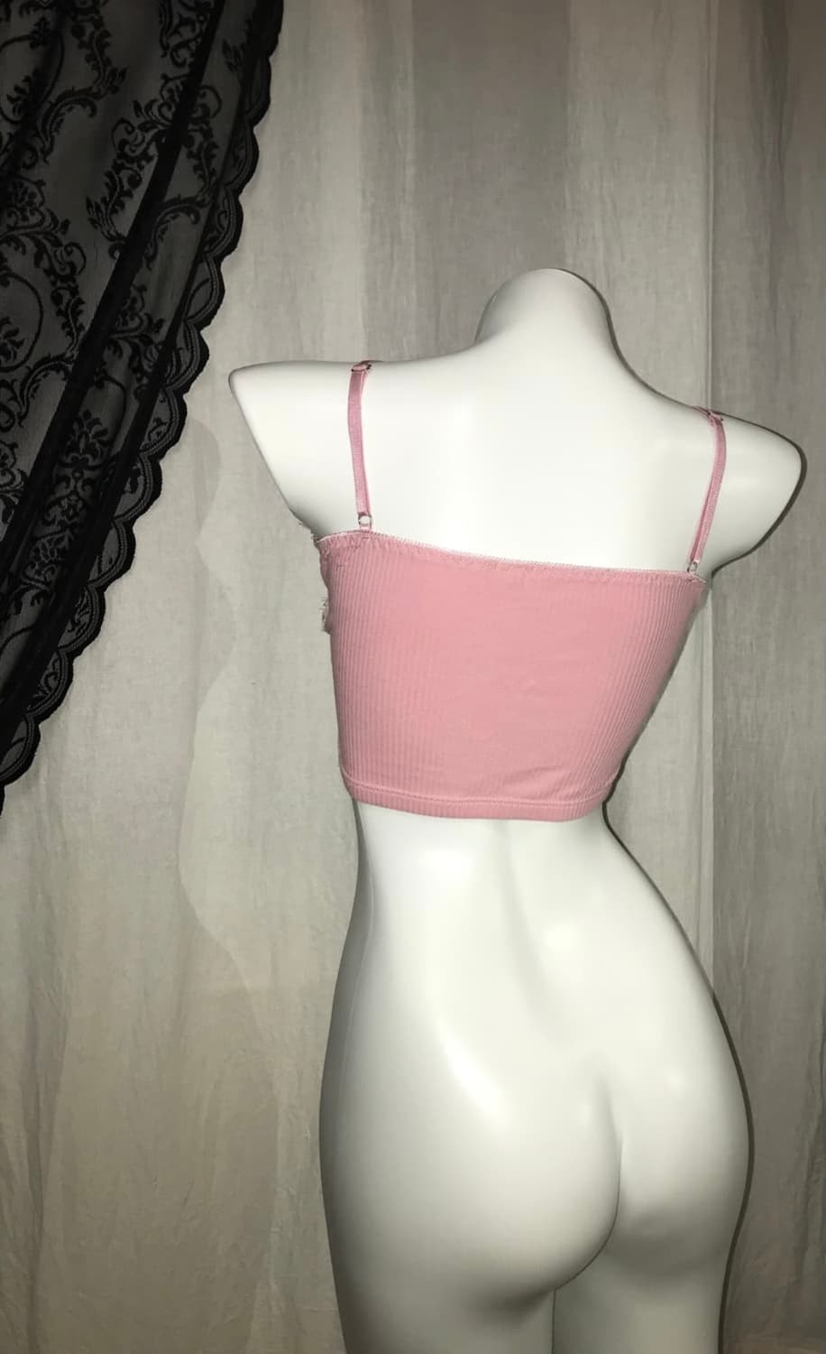 체리퀴리 레이스 브라탑 화이트/핑크/소라/네이비 쓰리타임즈포어링애즈온갸루 상품이미지5