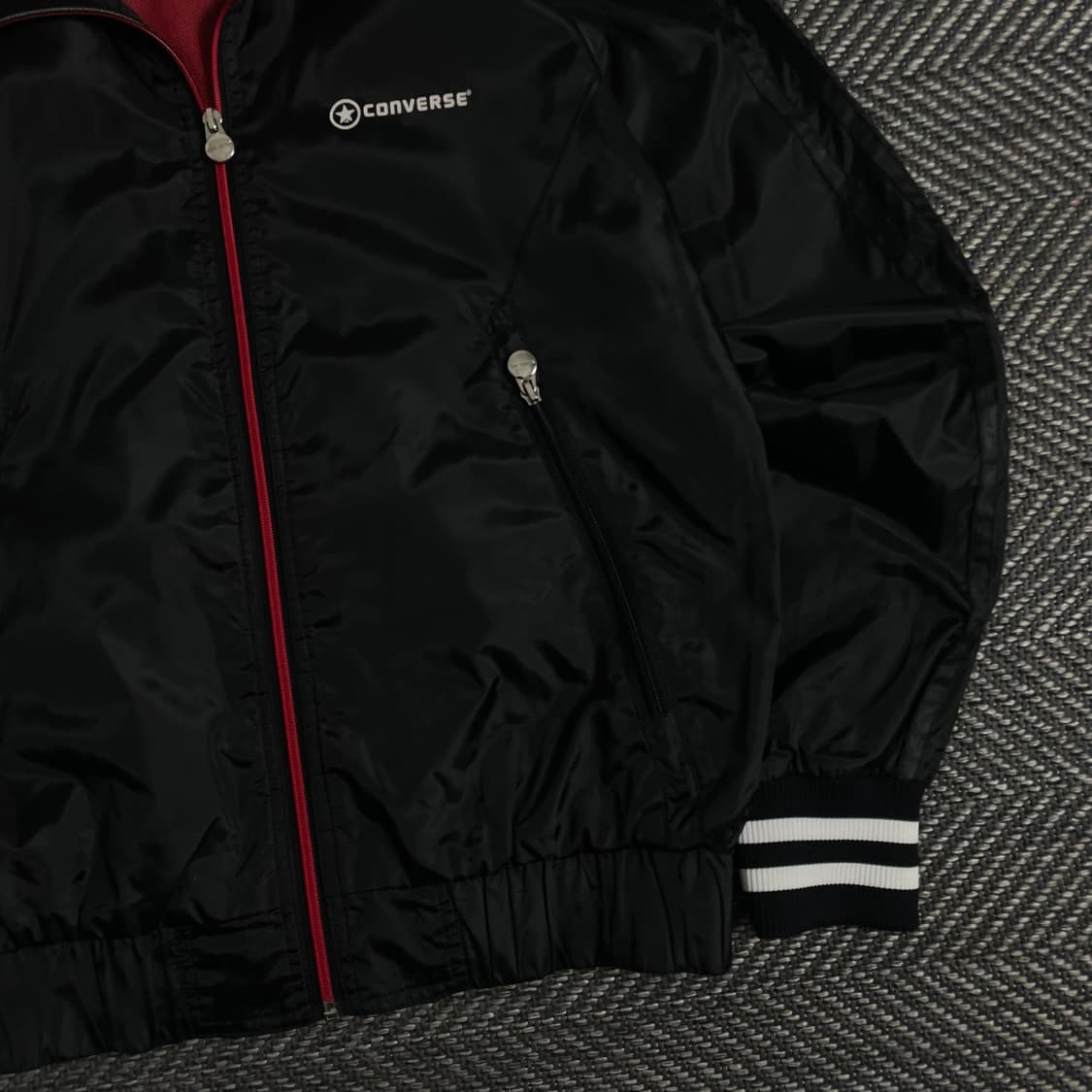 00s 컨버스 올드스쿨 디테일 우븐 트랙 자켓y 3527 상품이미지3