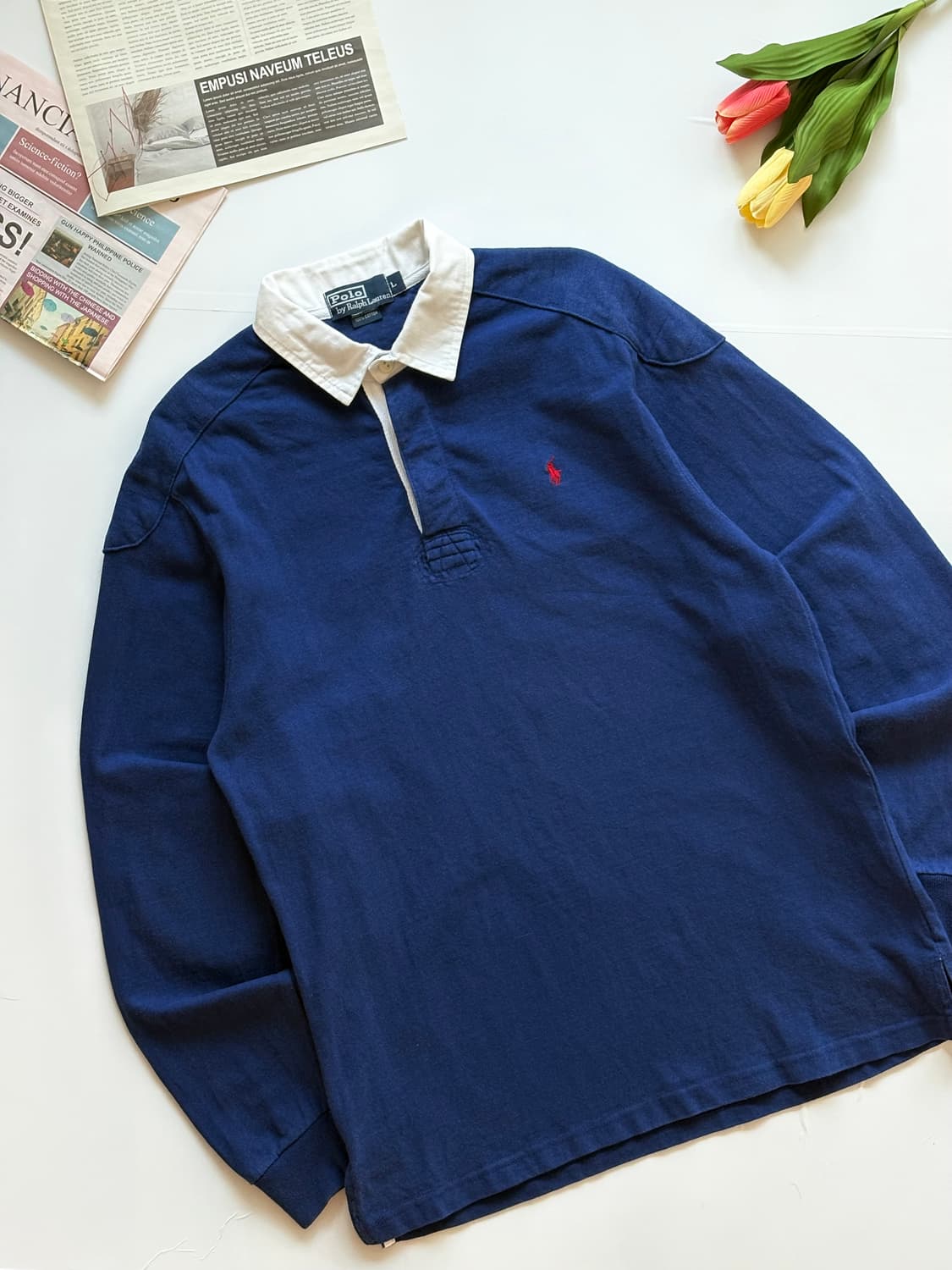 Polo 폴로랄프로렌 블루 럭비티 상품이미지1