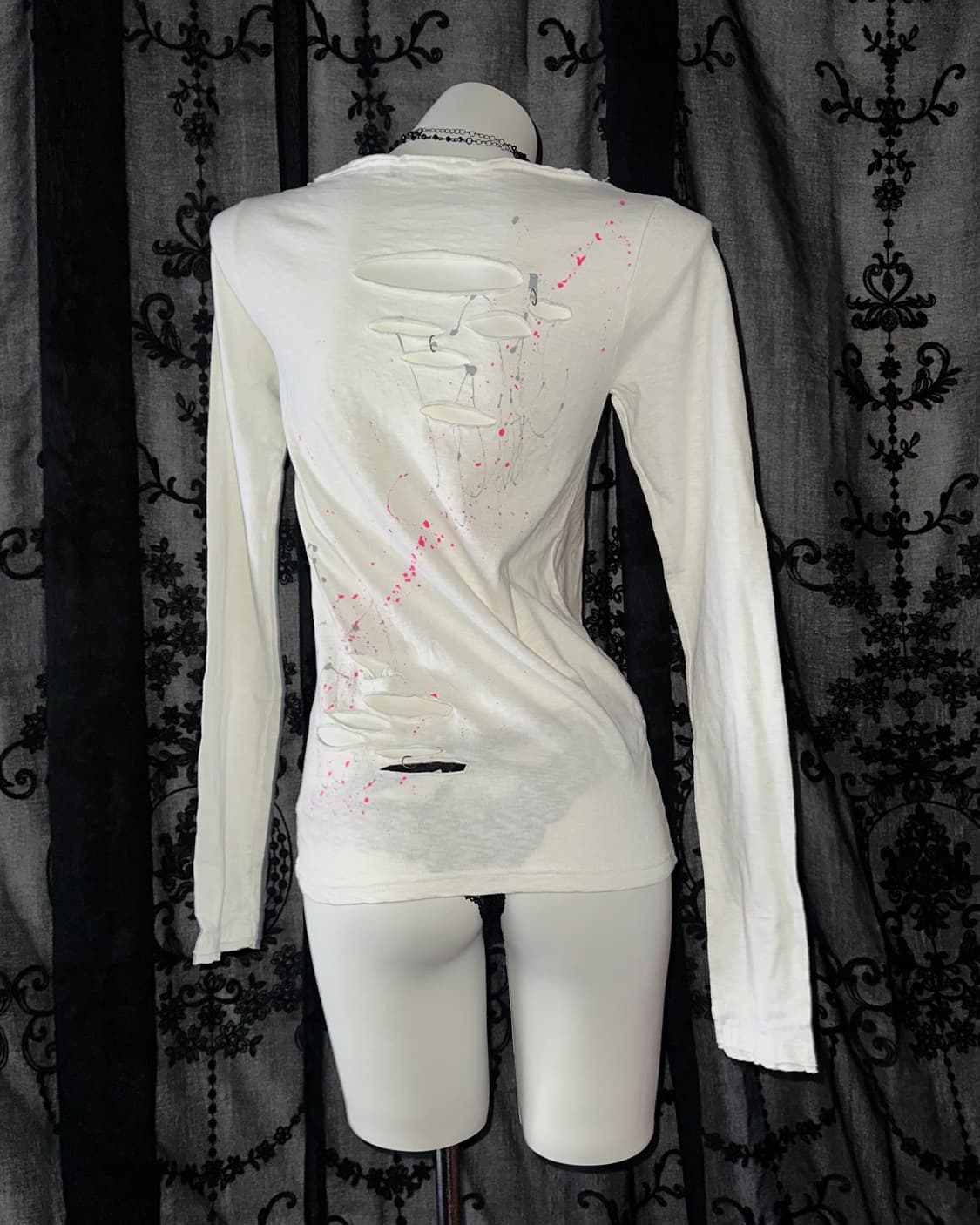 Punk damage long-sleeve 상품이미지4