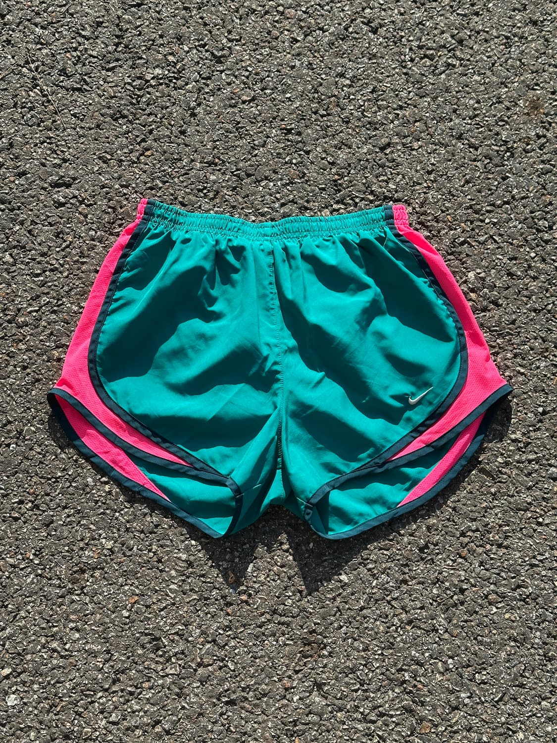 [S] 나이키 여성 청록핑크 러닝 쇼츠 반바지 상품이미지1