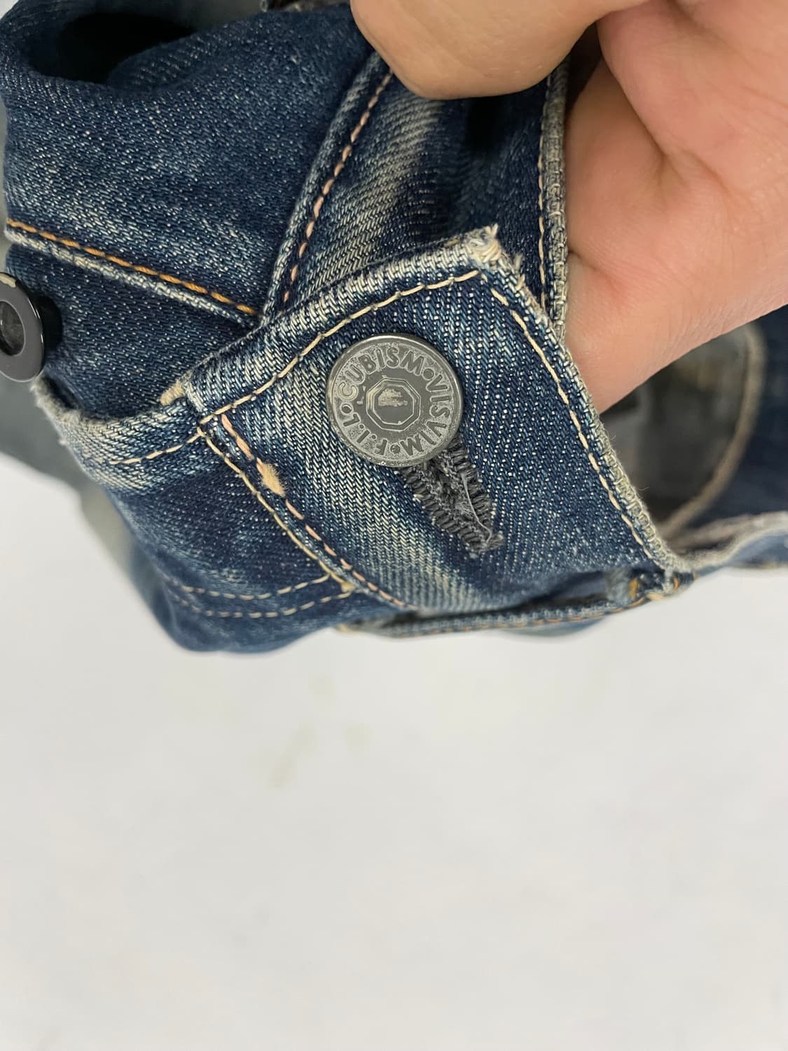 Visvim 00's fluxus distreessd 데님 상품이미지3