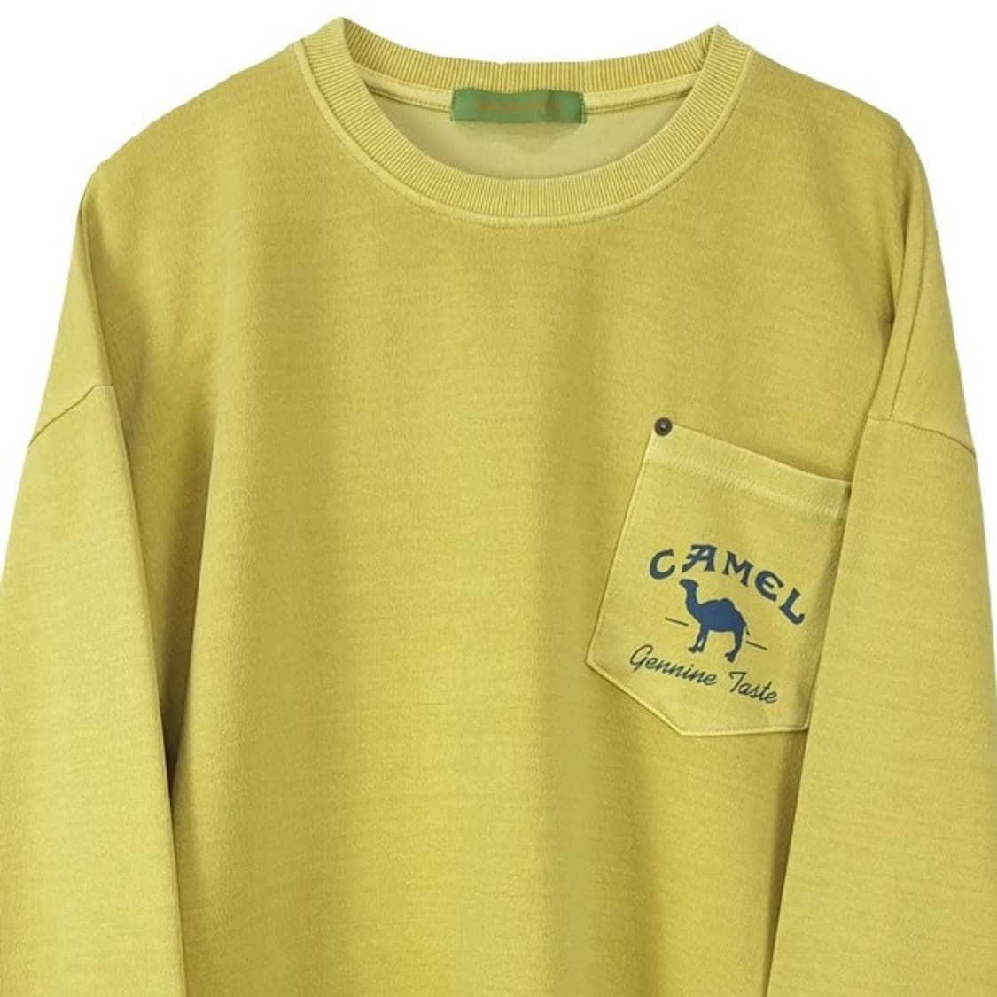 [카멜] 오버사이즈 맨투맨 머스타드 M20000 상품이미지4