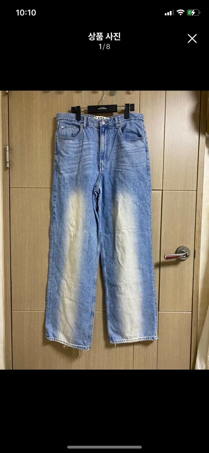 SATUR 세터 워시드 연청 데님 M사이즈 상품이미지1