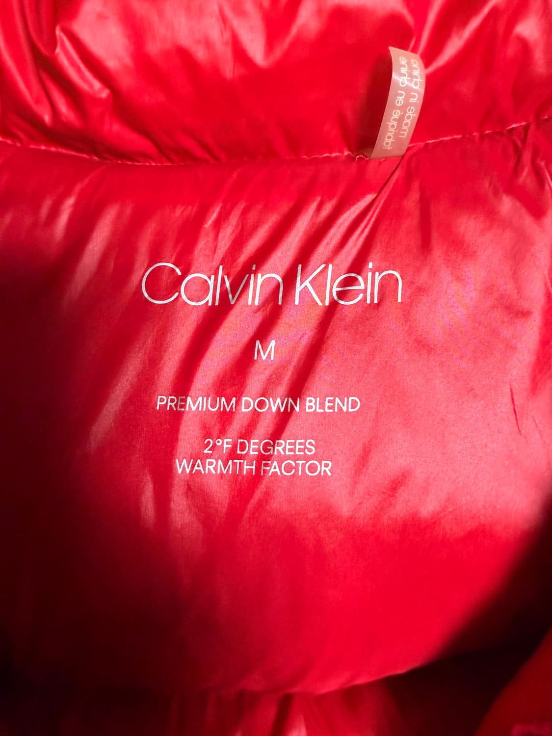 켈빈클라인 유광 패딩 상품이미지6