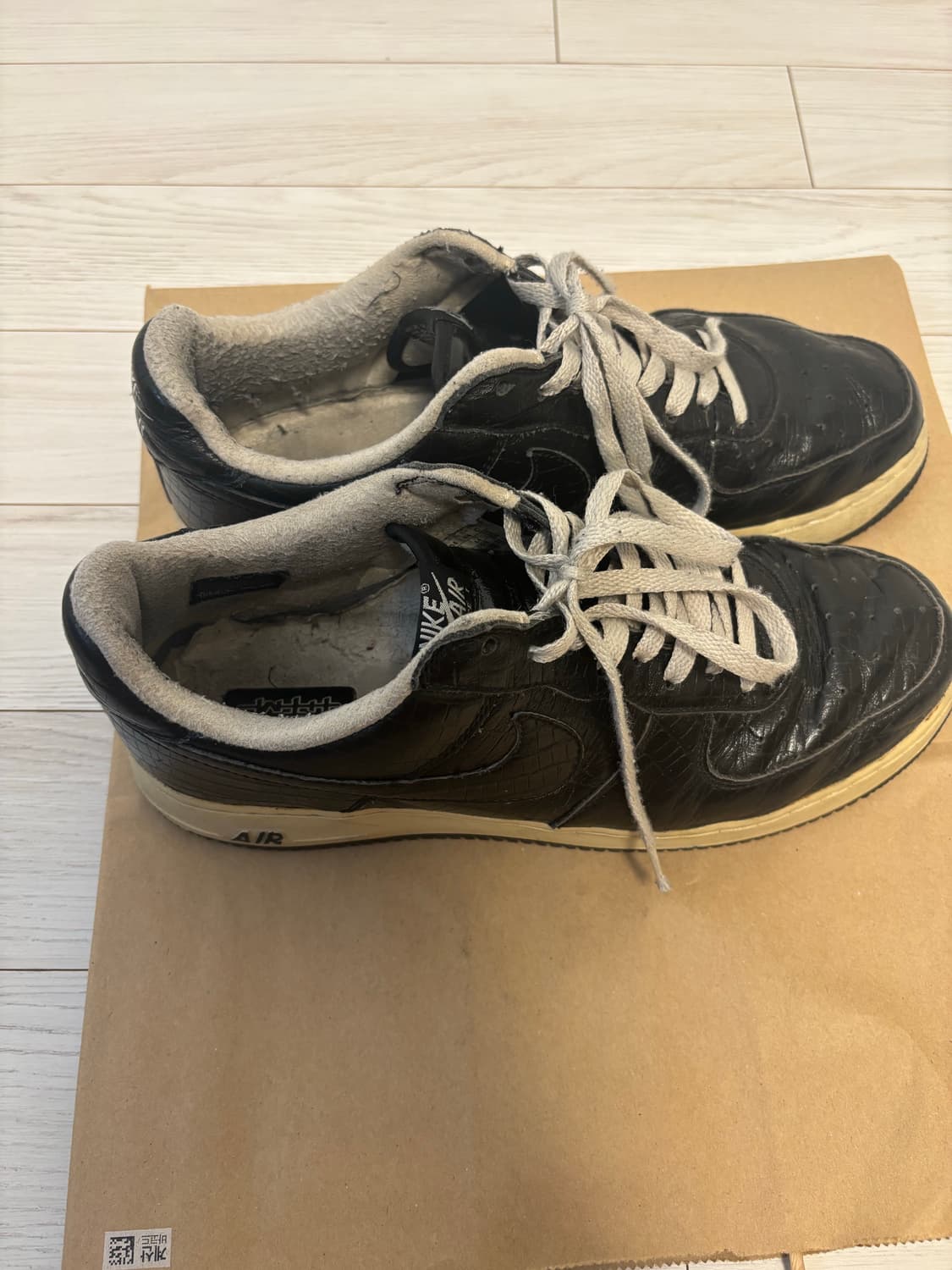 [280] 나이키 HTM 에어포스 블랙 판매합니다. 상품이미지3