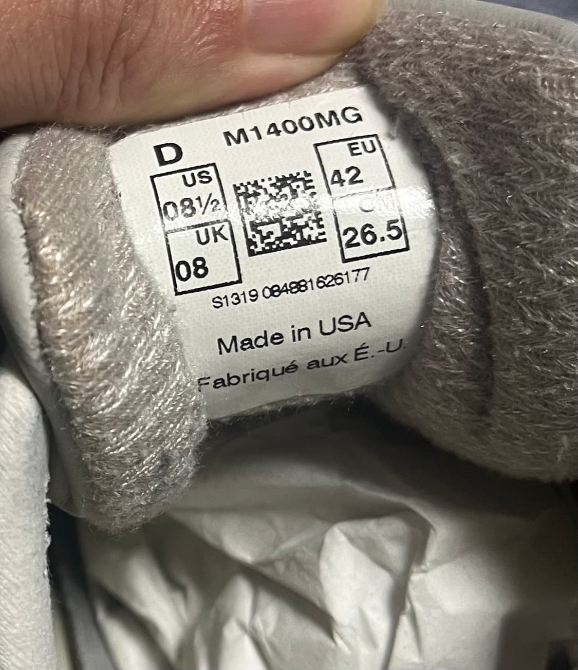 뉴발란스 1400 모스그린 265 상품이미지5