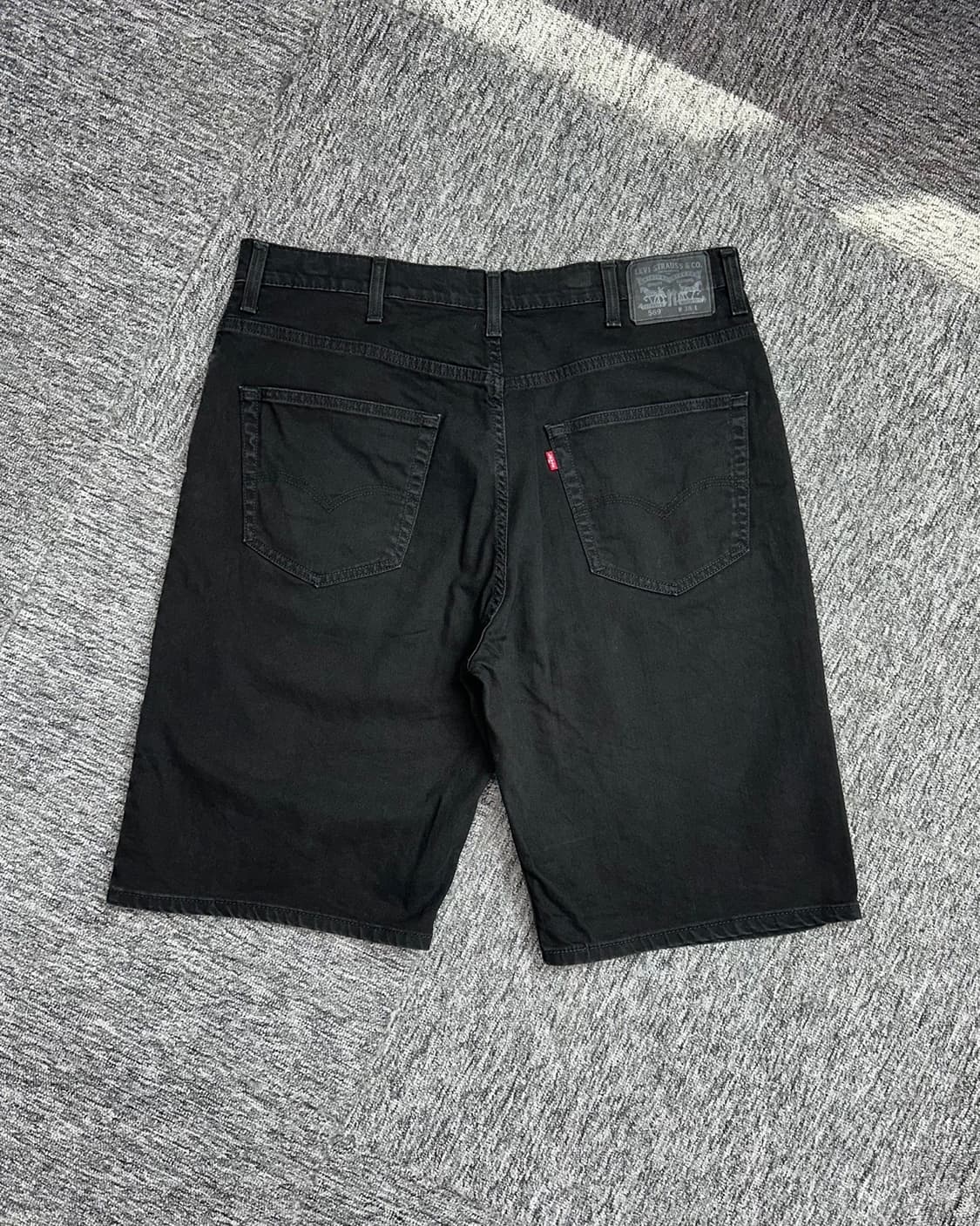 (허단49)리바이스 569 블랙반바지-M827 상품이미지2