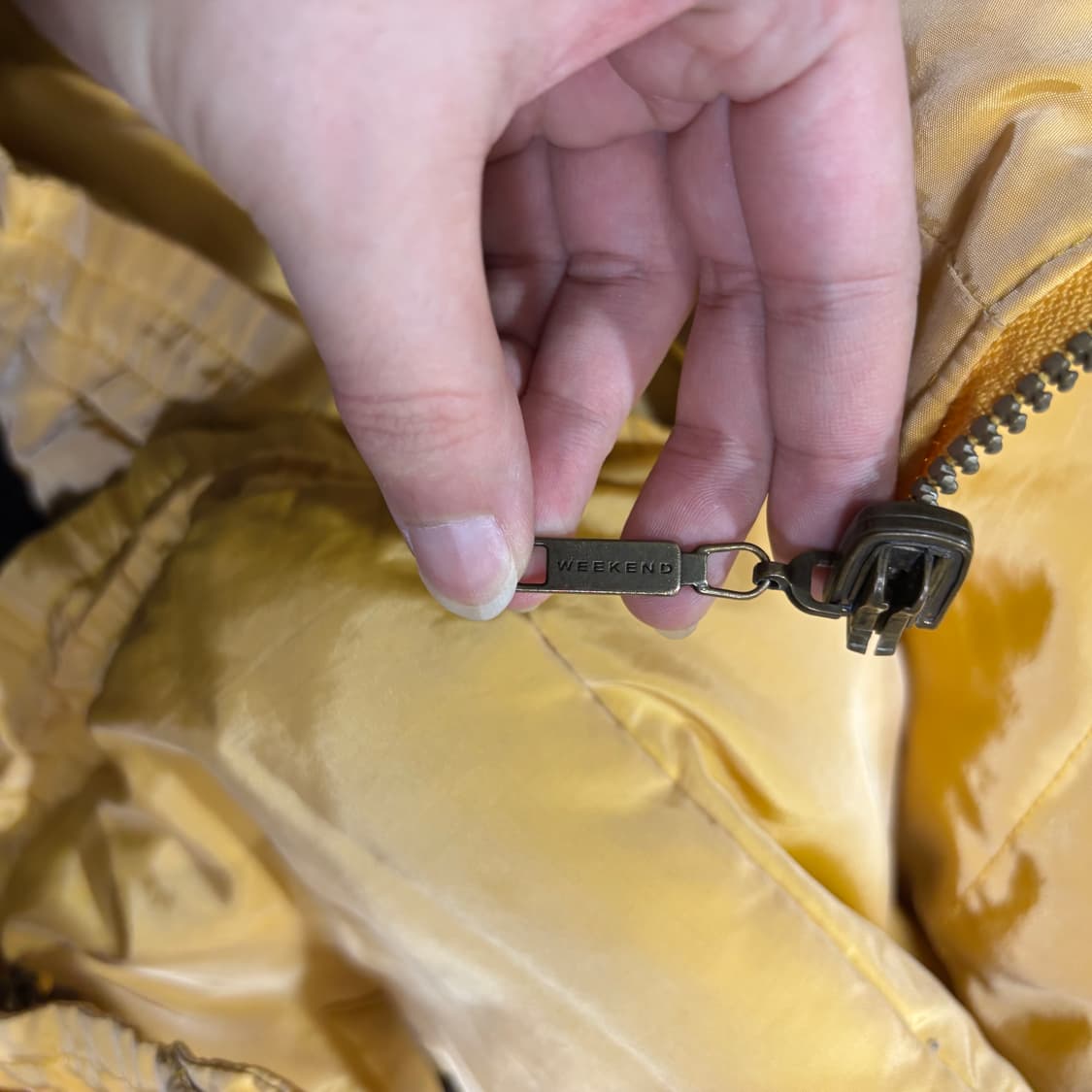 MAX MARA 막스마라 위켄드 머스타드 리버시블 다운 패딩 점퍼 상품이미지6