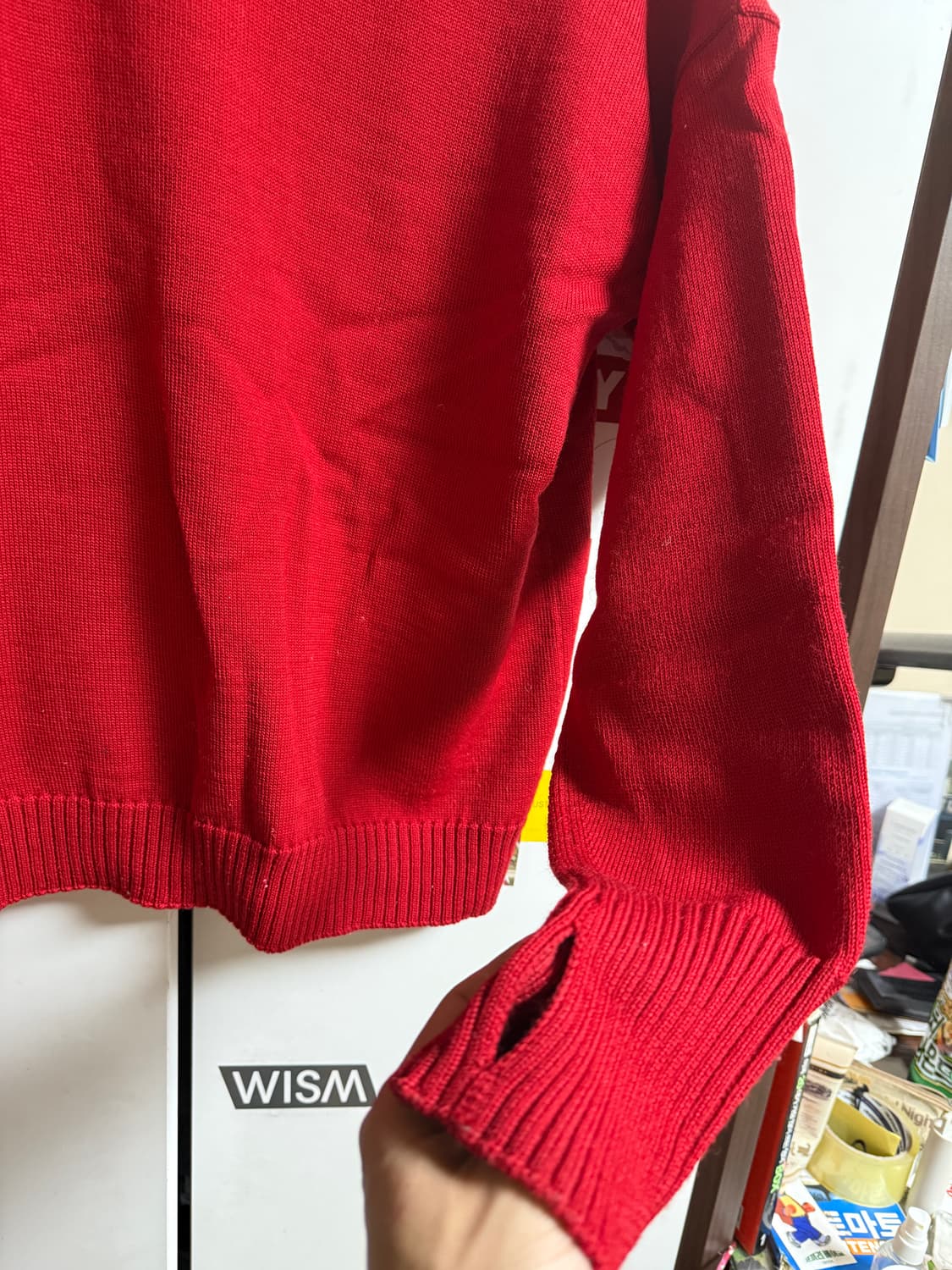 안데르센 안데르센 빨간 니트 M 9만5천원 상품이미지4