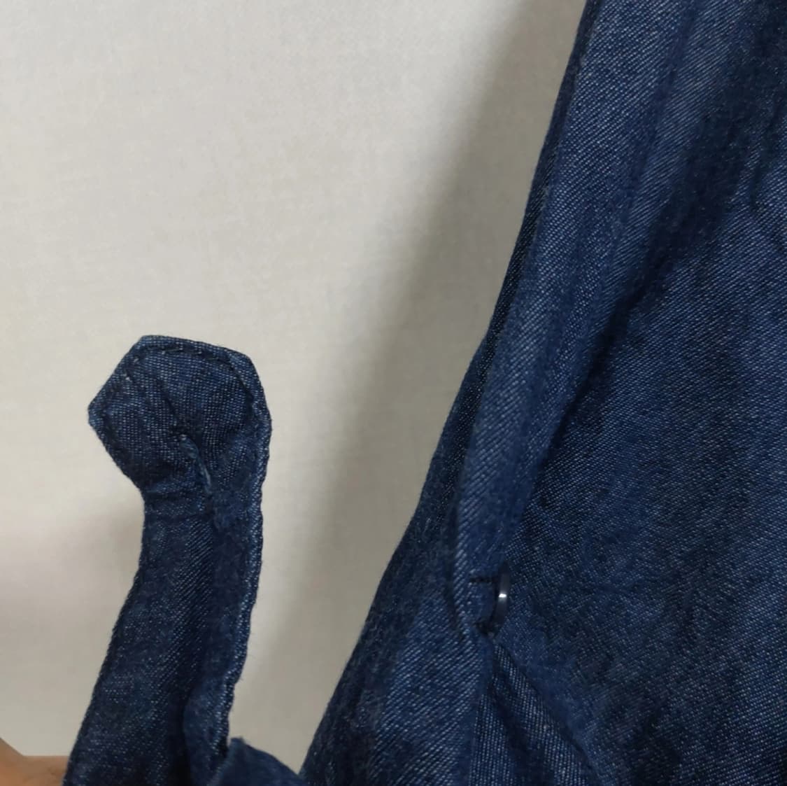 보헤미안 루즈핏 데님 셔츠 원피스 블라우스 상품이미지2