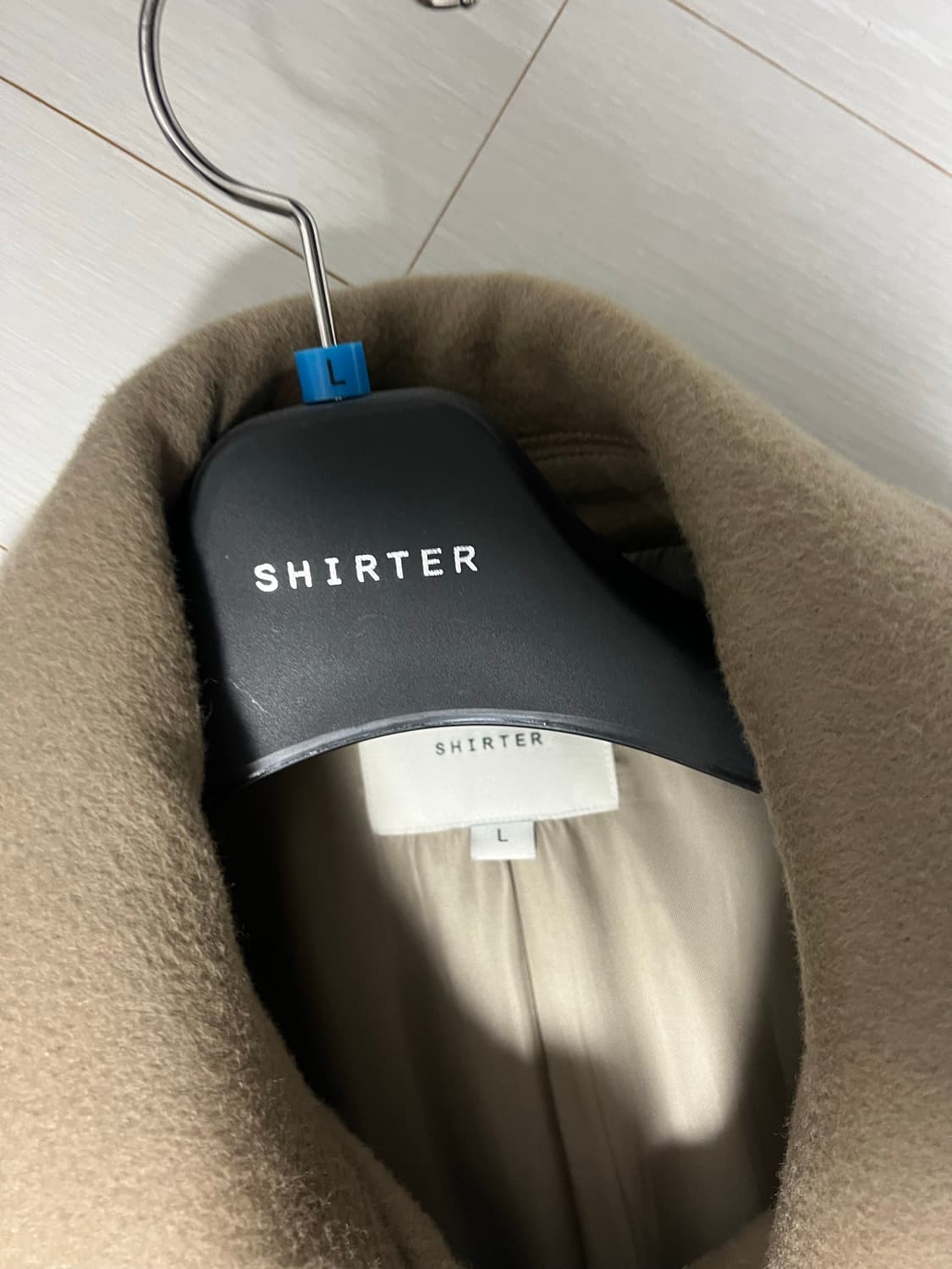 셔터 파인마스터 수티앵 발마칸 코트 베이지 L사이즈 상품이미지2