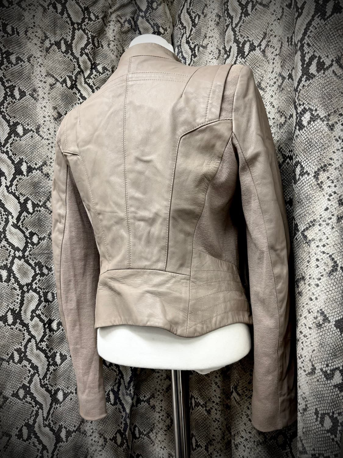  Anne Klein Draped Utility SheepSkin Lea 상품이미지7