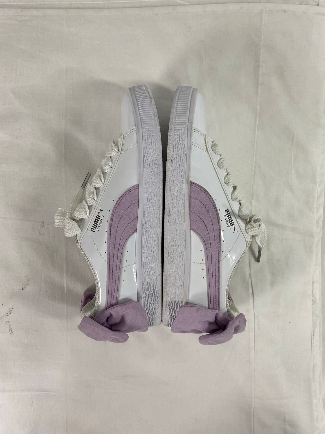 Puma 푸마 퓨마 바스켓 리본 스니커즈 웨딩화 245 상품이미지4