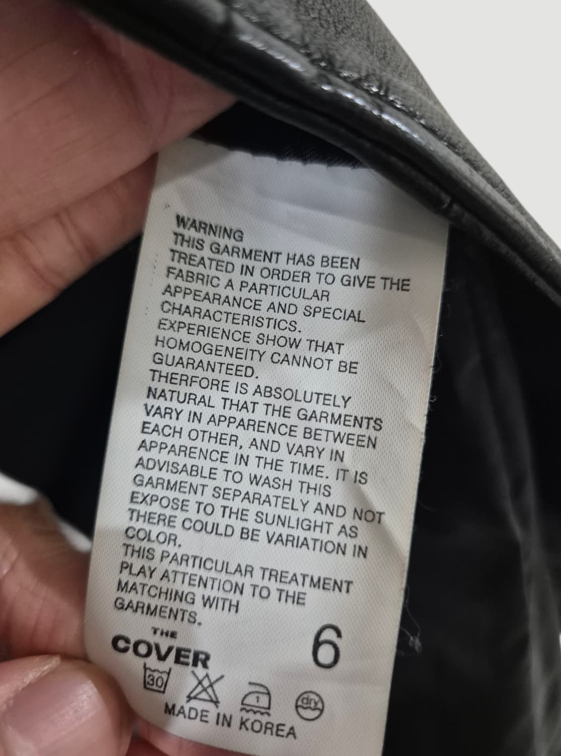 더커버 여자 가죽자켓 상품이미지4