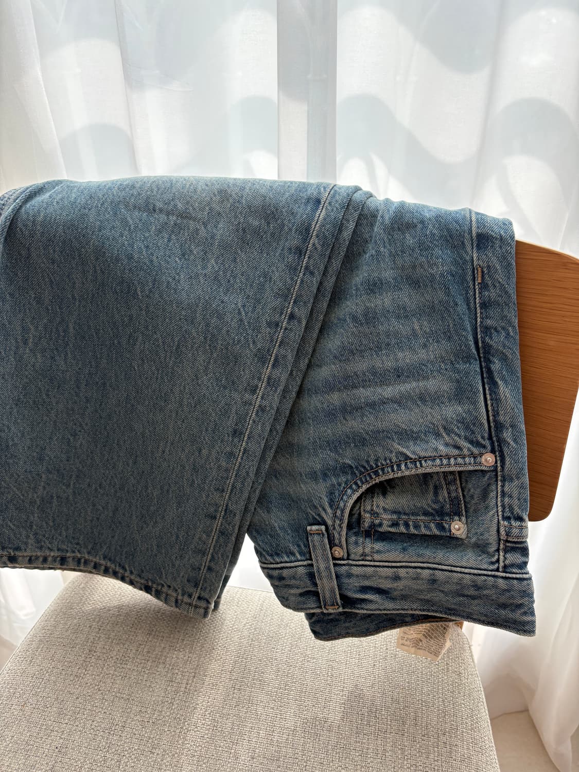 Massimo Dutti 남성 워싱 데님 상품이미지7