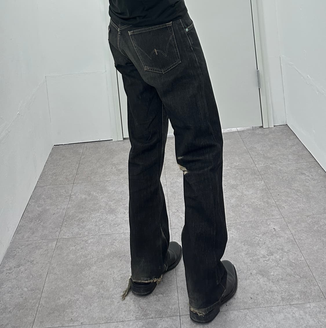 Edwin E-Function Distressed Denim Jeans 상품이미지9