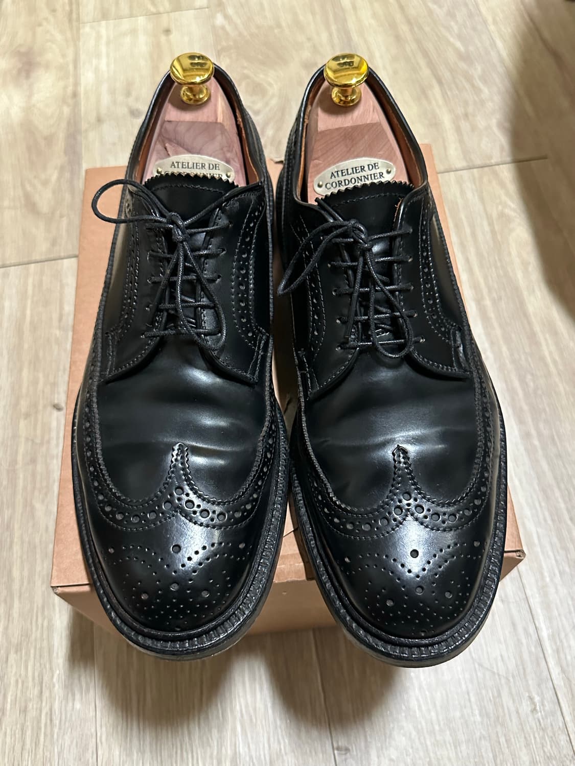 알든9751 코도반 블랙 8.5D 상품이미지1