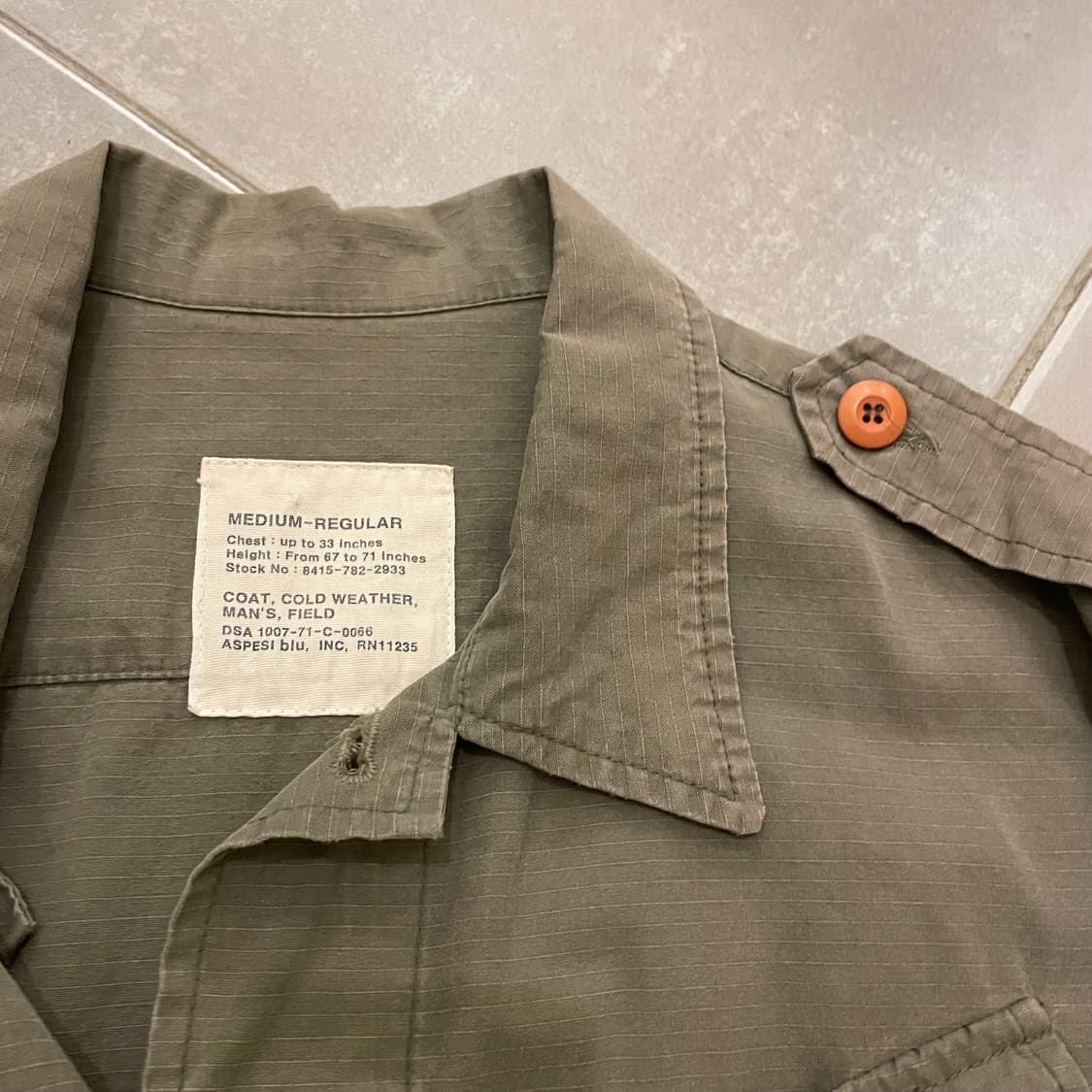 80-90s 아스페시 BDU 자켓 상품이미지2