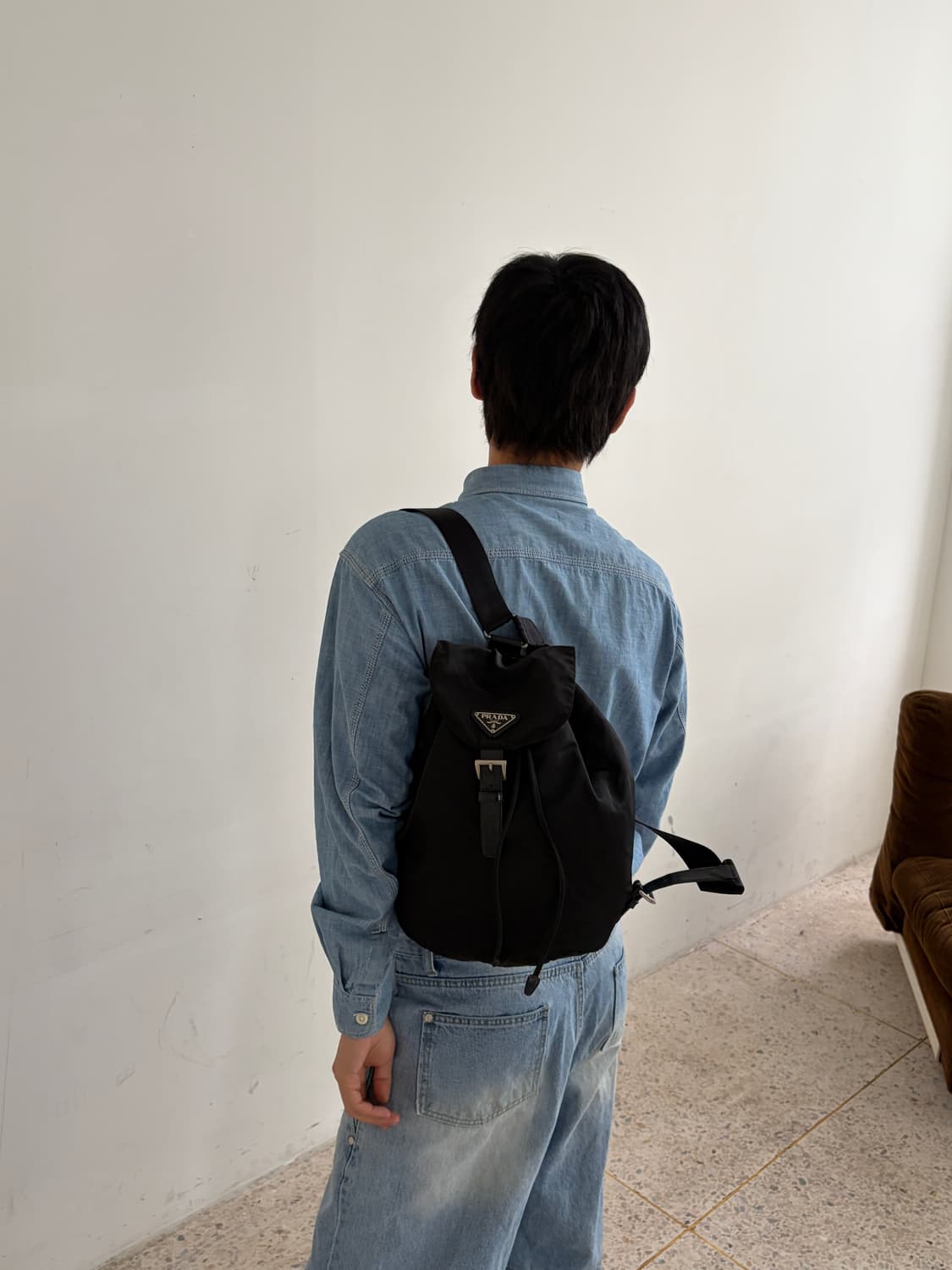 프라다 포코노 나일론 백팩 상품이미지2