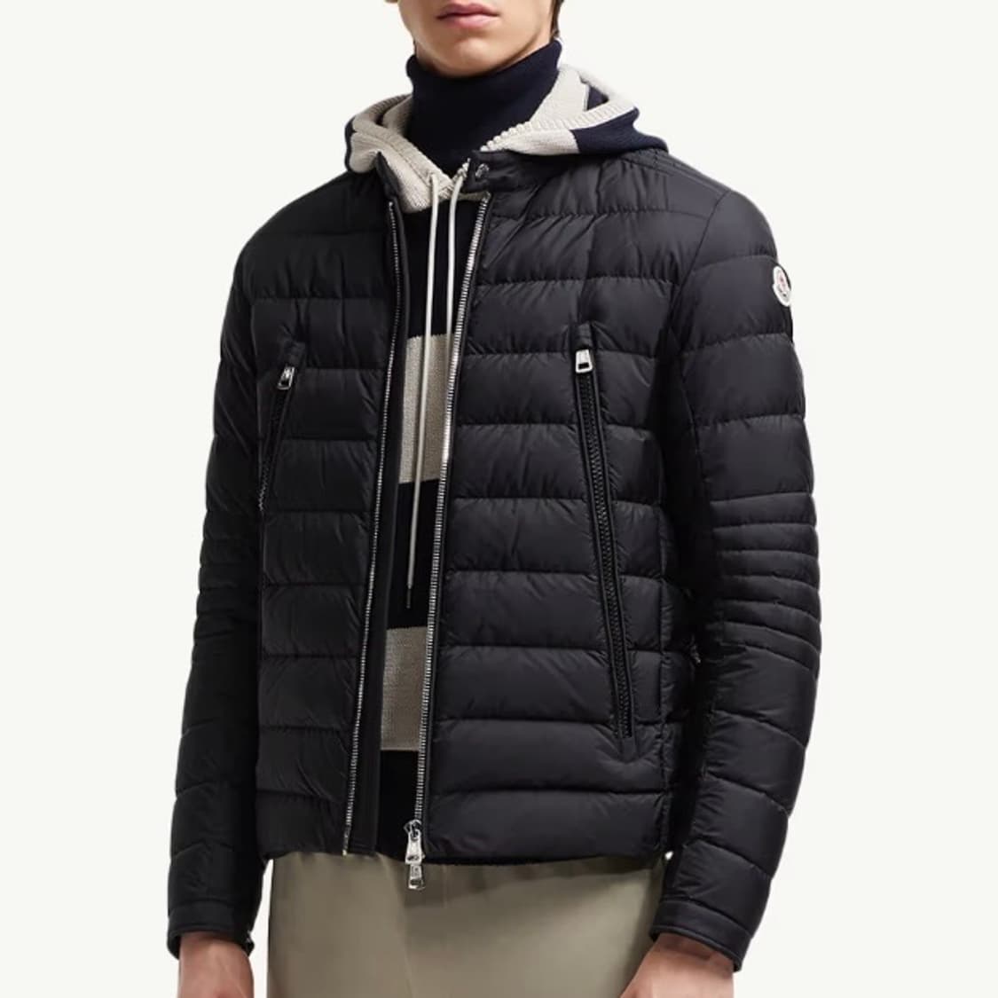 [S+급/3] 몽클레어 아미오 경량패딩 자켓 블랙 풀구성 상품이미지10
