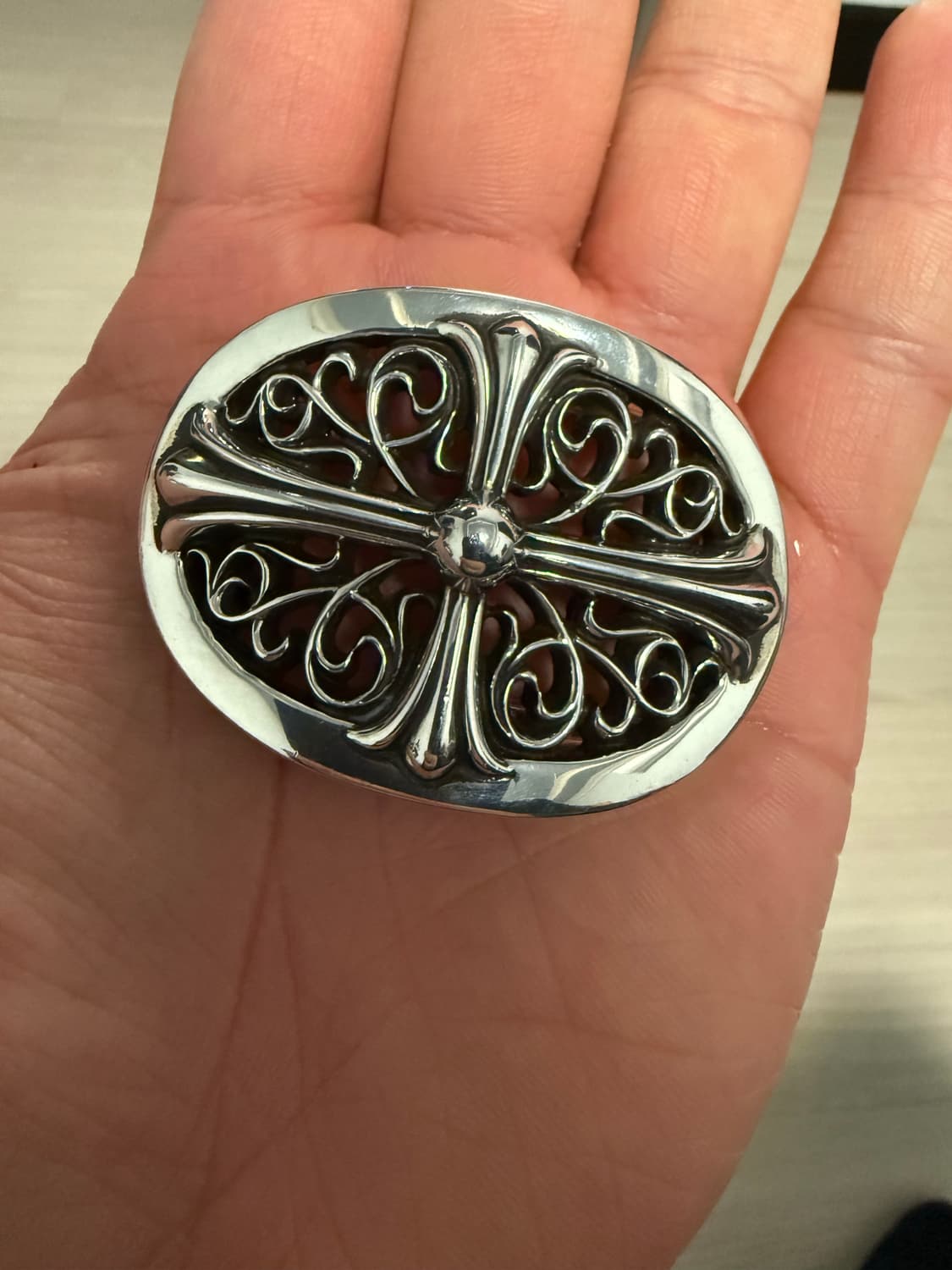 크롬하츠 클래식 오발 벨트 버클 1인치 상품이미지5