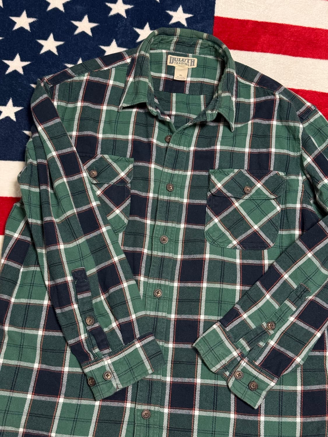 빈티지플란넬셔츠 워크셔츠 vintage flannel shirt 체크셔츠 상품이미지6