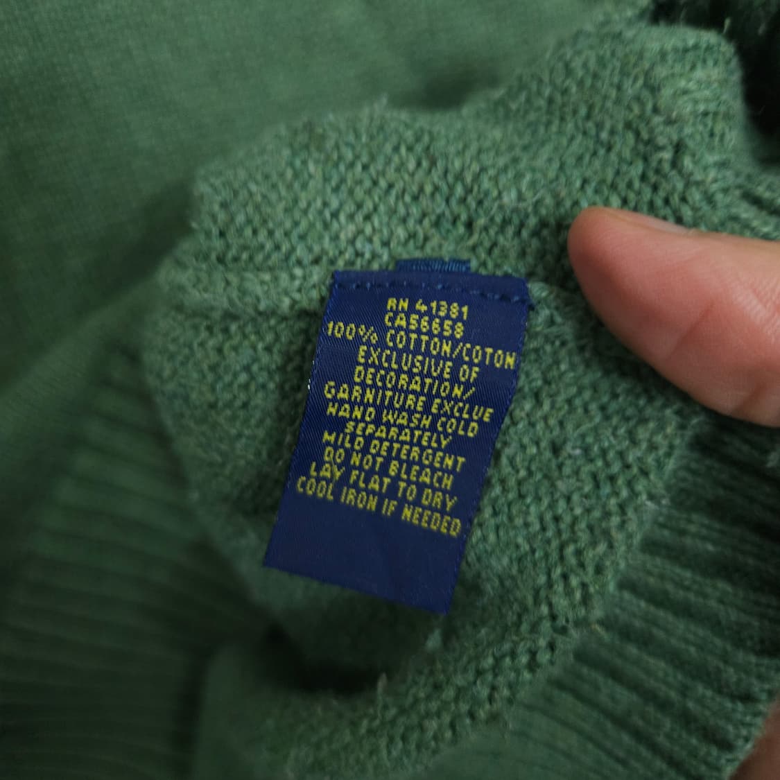 폴로 랄프 로렌 신형 반집업 니트 S 상품이미지5