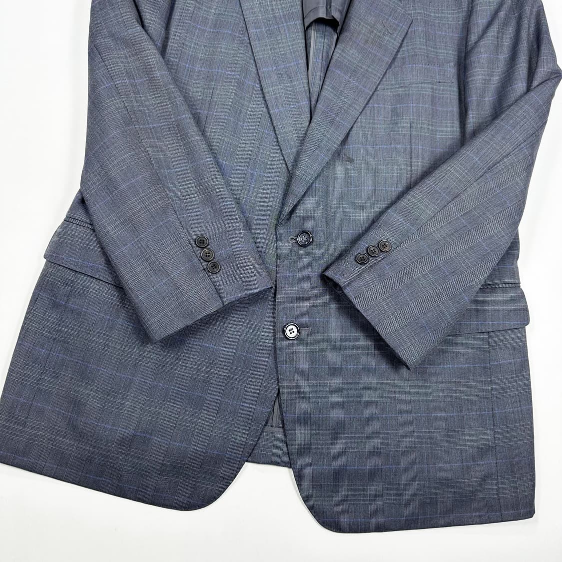 입생로랑 올드스쿨 체크 블레이저 자켓 (L) 상품이미지3