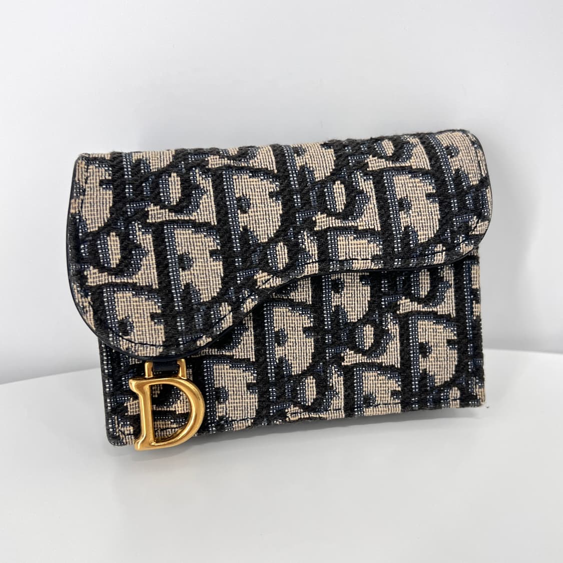 디올 오블리크 새들 여성 카드지갑 상품이미지1