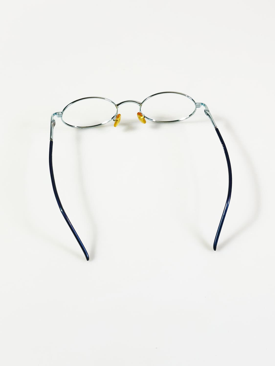 UNIX 슬림 오벌 라이트 블루 메탈 프레임 빈티지 안경 상품이미지5