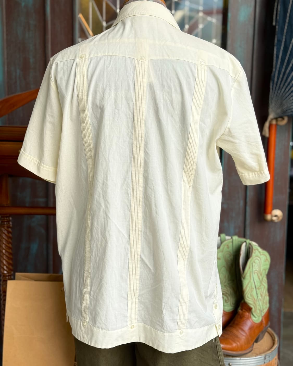 80-90‘s 알란 토마스 구아야베라 셔츠 L 상품이미지9